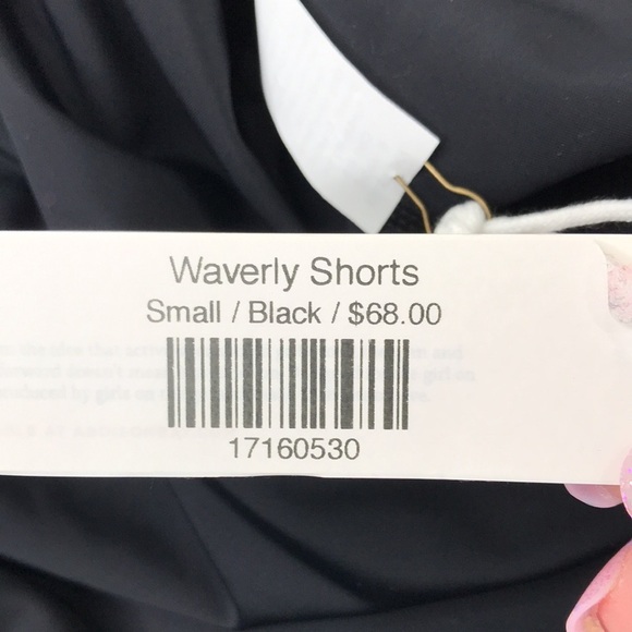 Addison Bay Waverly Shorts Size Small Black New - Picture 3 of 8